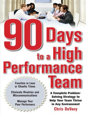 cover image of 90 Days to a High-Performance Team